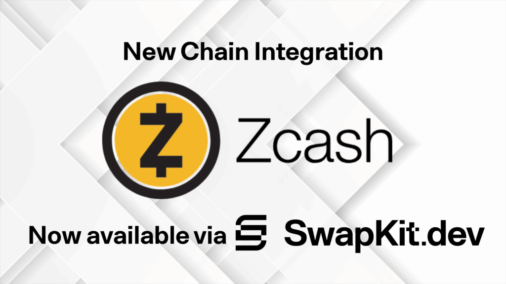 SwapKit Zcash integration with Maya Protocol and NEAR Intents