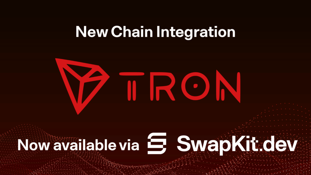 SwapKit TRON integration with NEAR Intents