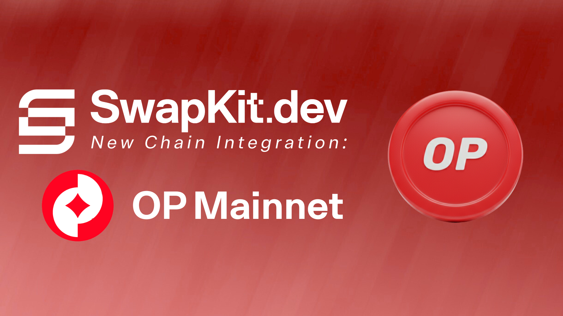 SwapKit Optimism integration via NEAR Intents