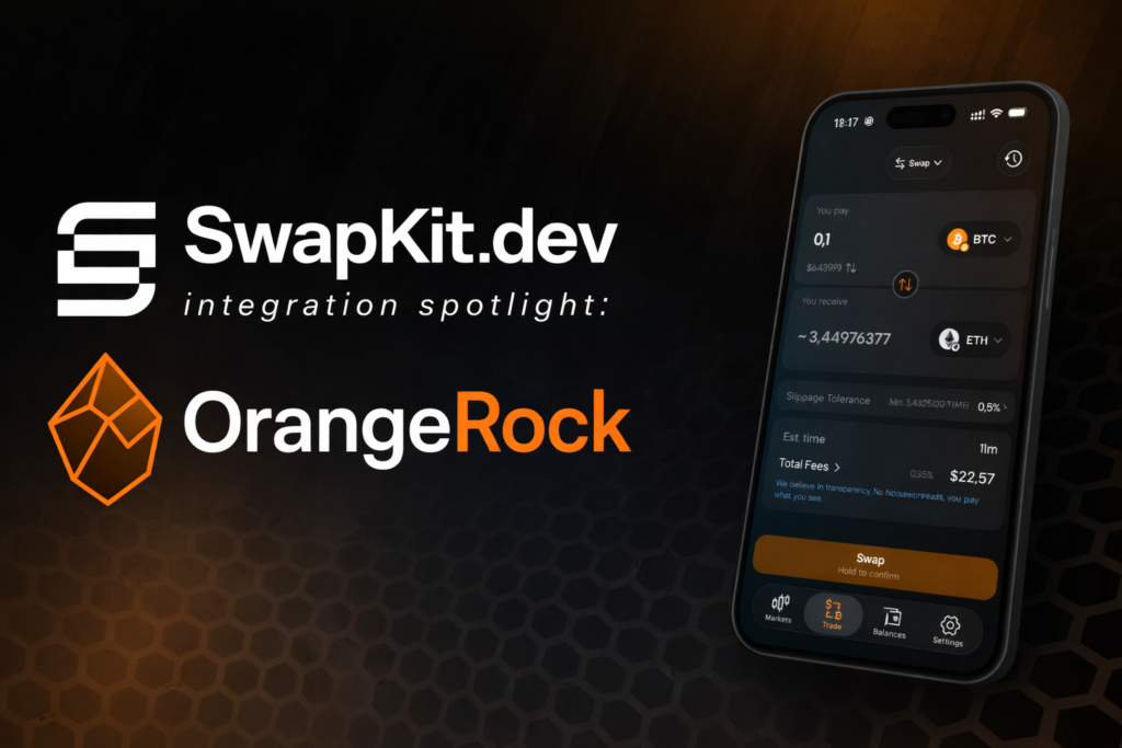 OrangeRock x SwapKit